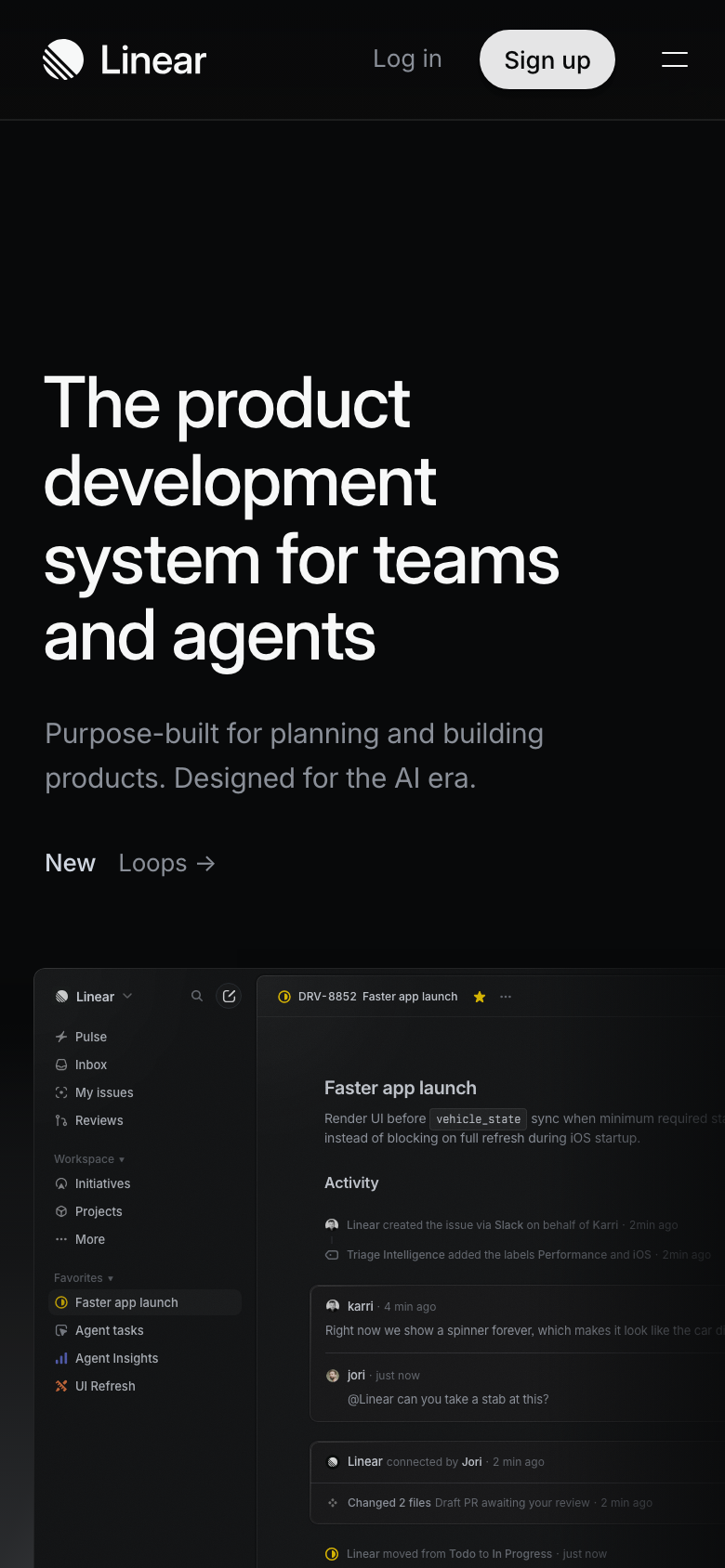 Phone, first viewport